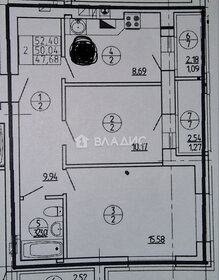 Квартира 53 м², 2-комнатная - изображение 1