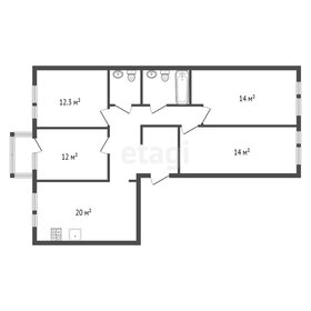 Квартира 107,2 м², 4-комнатная - изображение 1