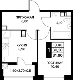24,5 м², 2-комнатная квартира 2 900 000 ₽ - изображение 89