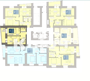 37,7 м², квартира-студия 3 850 000 ₽ - изображение 72