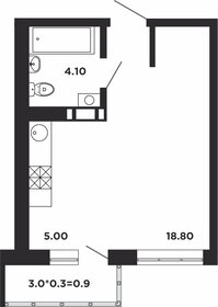 30 м², квартира-студия 5 550 000 ₽ - изображение 28