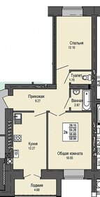 75 м², 2-комнатная квартира 6 400 000 ₽ - изображение 24