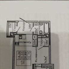 Квартира 32,8 м², студия - изображение 5