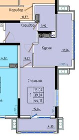 Квартира 44,1 м², 1-комнатная - изображение 1