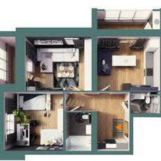 Квартира 76,1 м², 2-комнатная - изображение 3