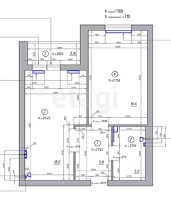 Квартира 46 м², 1-комнатные - изображение 3