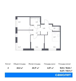 77,5 м², 3-комнатная квартира 11 300 000 ₽ - изображение 101