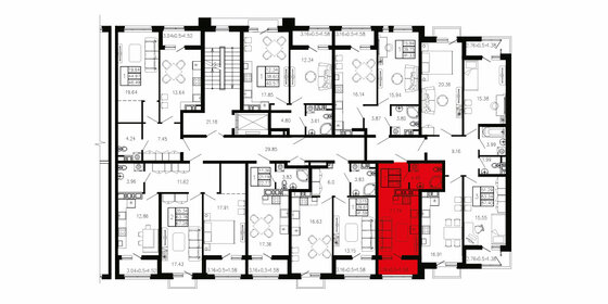 Квартира 23,8 м², студия - изображение 1