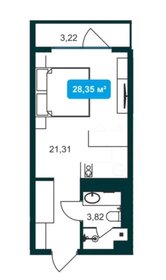 28 м², 1-комнатные апартаменты 15 500 000 ₽ - изображение 41