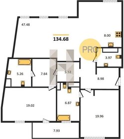 121,9 м², 3-комнатная квартира 170 660 000 ₽ - изображение 118