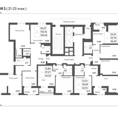 Квартира 43,2 м², 1-комнатная - изображение 3