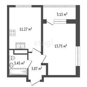 Квартира 35 м², 1-комнатная - изображение 1