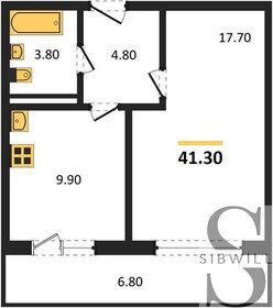 39,6 м², 1-комнатная квартира 4 590 000 ₽ - изображение 20