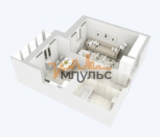 Квартира 38,4 м², 1-комнатная - изображение 2