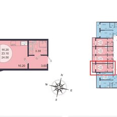Квартира 24,5 м², студия - изображение 3