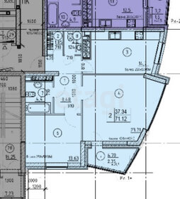 Квартира 71,1 м², 3-комнатная - изображение 1