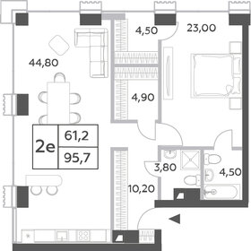 98,9 м², 2-комнатная квартира 53 351 088 ₽ - изображение 42