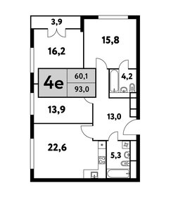 94,1 м², 4-комнатная квартира 32 286 136 ₽ - изображение 69