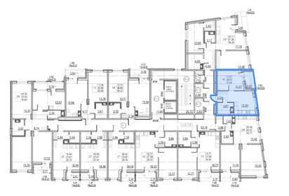 17,9 м², 1-комнатные апартаменты 2 300 000 ₽ - изображение 100