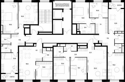 Квартира 62,9 м², 2-комнатная - изображение 2