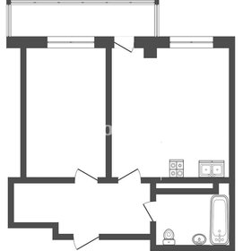 Квартира 40,2 м², 1-комнатная - изображение 1