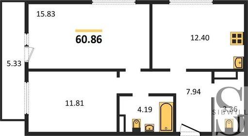 76,6 м², 2-комнатная квартира 8 500 000 ₽ - изображение 50