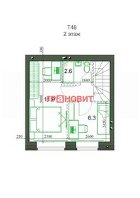 Квартира 48 м², 2-комнатная - изображение 2