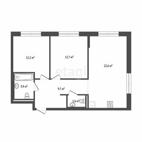 Квартира 61,7 м², 2-комнатная - изображение 3