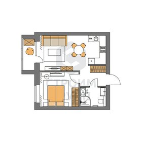 41,2 м², 1-комнатная квартира 4 074 600 ₽ - изображение 14