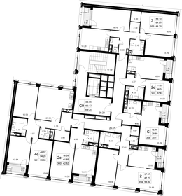 111,7 м², 3-комнатная квартира 28 999 000 ₽ - изображение 114