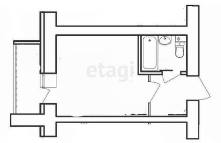 Квартира 18,6 м², 1-комнатная - изображение 1