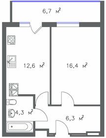 45,2 м², 2-комнатная квартира 3 600 000 ₽ - изображение 118