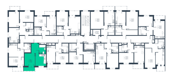 29,4 м², 1-комнатная квартира 3 700 620 ₽ - изображение 83