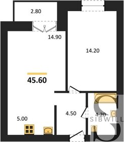 Квартира 45,6 м², 1-комнатная - изображение 1