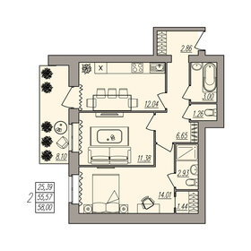 120 м², 4-комнатная квартира 13 000 000 ₽ - изображение 92