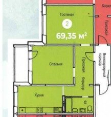 60 м², 2-комнатная квартира 5 900 000 ₽ - изображение 69