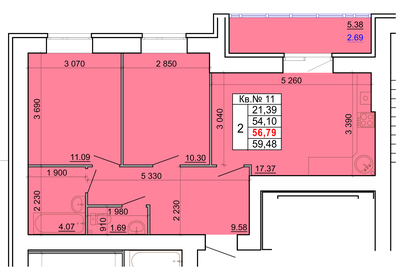 75,3 м², 3-комнатная квартира 9 334 720 ₽ - изображение 15