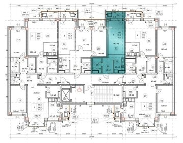 41,1 м², 1-комнатная квартира 5 137 500 ₽ - изображение 65