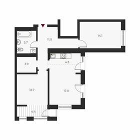 74,6 м², 3-комнатная квартира 13 550 000 ₽ - изображение 71