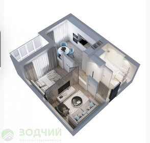 Квартира 38,4 м², 1-комнатная - изображение 4