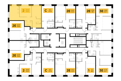 58,3 м², 2-комнатная квартира 9 700 000 ₽ - изображение 81