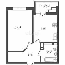 39,5 м², 1-комнатная квартира 6 500 000 ₽ - изображение 70