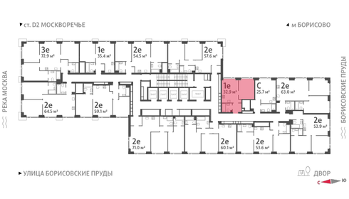 33,8 м², 1-комнатная квартира 11 999 990 ₽ - изображение 45