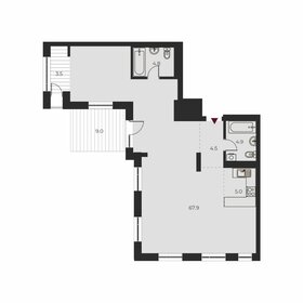 Квартира 99,6 м², 3-комнатная - изображение 1