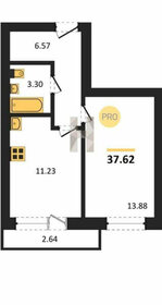 35,8 м², 1-комнатная квартира 3 599 000 ₽ - изображение 50