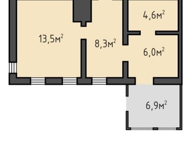 31 м², дом - изображение 5