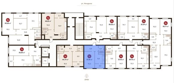 Квартира 37,4 м², 1-комнатная - изображение 2