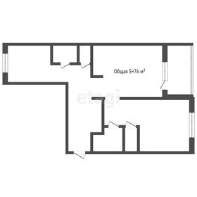 Квартира 76 м², 3-комнатная - изображение 2