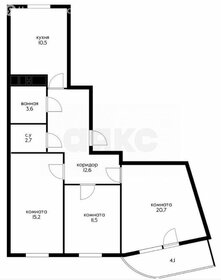 82 м², 3-комнатная квартира 8 500 000 ₽ - изображение 46