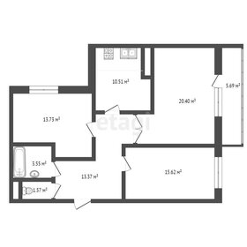 76,3 м², 3-комнатная квартира 7 150 000 ₽ - изображение 80